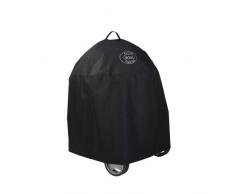 RÖSLE BBQ Abdeckhaube für Smoker No.1 F50-S und F50, PES Polyester, schwarz, wasserdicht, Klettverschluss