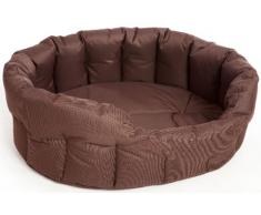 P & L Superior Pet Beds Bett für Haustiere, oval, wasserdicht, strapazierfähig, weich