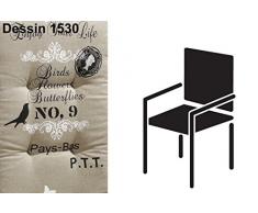 BEST 04101530 Sesselauflage nieder STS 100 x 50 x 7 cm, D.1530