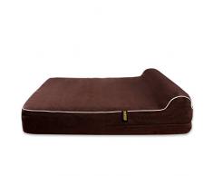 Hundebett nur Ersatz für Kopeks Memory Foam Betten Cover – Braun – Extra Large