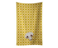 Caroline s Treasures bb7193ktwl Champignon Pilz auf Basketweave verziert Geschirrtuch, 25hx15 W, multicolor