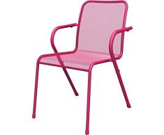 MWH Das Original 879409 Stapelsessel, Vendo, raspberry