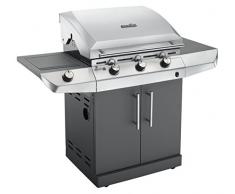 Char-Broil Performance Series T36G - 3 Brenner Gasgrill mit Seitenbrenner, Edelstahl/Schwarz.