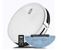 Venga! Saugroboter naß und trocken, Roboter Staubsauger mit Wischfunktion, Saugwischer mit Wassertank, einfache Zentraltasten- Bedienung, 6 Reinigungsfunktionen, automatische Rückkehr zur Ladestation