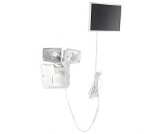 Globo IP44 LED Solarpanel Outdoor Sensor Deckenspot weiß doppelt