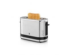 WMF KÜCHENminis 1-Scheiben Toaster Langschlitz XXl-Toast Brötchenaufsatz 7 Bräunungsstufen Überhitzungsschutz 600W Edelstahl matt