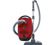 Miele Classic C1 EcoLine Bodenstaubsauger (mit Beutel 4,5 Liter Staubbbeutelvolumen, 550 Watt, 9 m Aktionsradius, besonders leicht 5,8 kg inkl. dreiteiligem Zubehör) rot