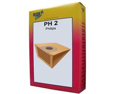 FilterClean PH 2 Staubsaugerbeutel, Braun