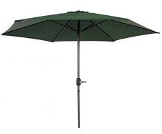 Ldk Garden Sonnenschirm aus Aluminium, 270 cm, Grün