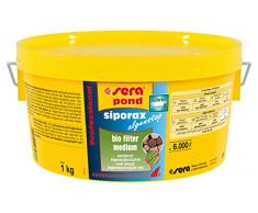 sera siporax pond algenstop Professional 1kg (für 6000l) biologischer Algenvernichter Teich mit Bakterien gegen Fadenalgen & Schwebealgen, grünes Wasser, Fadenalgenvernichter & Schwebealgenvernichter
