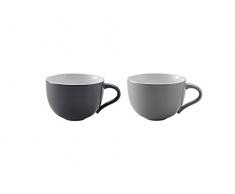 Stelton x-208-1 Emma Tasse, 2 stÃ¼ck, Stein, grau, 14 x 14 x 14 cm
