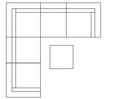King Collection Outdoor P1184397 Sessel Cancun mit Kissen, 84X63X62H