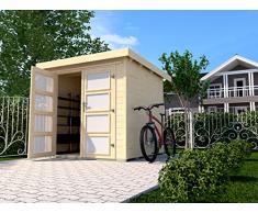 weka Gartenhaus 321 Gr. 2, natur, 19 mm, DT Milchglas