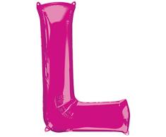 Anagram Folienballon 35424 Buchstabe L, 86,4 cm Pink