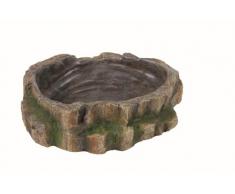 Trixie 76204 Wasser- und Futterschale für Reptilien, 18 × 4,5 × 17 cm