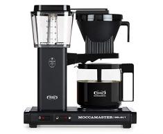 Moccamaster Filter Kaffeemaschine KBG Select, 1.25 Liter, 1520 W, Matt Black