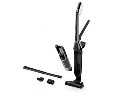 Bosch BBH32101 Flexxo 2 in 1 kabelloser Handstaubsauger (mit Akku, Zubehör am Gerät, lange Laufzeit, 21,6 V) schwarz