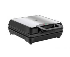 Teesa TSA3224 4 Waffeleisen, belgische Waffeln, schwarz