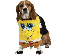 Fancy Me Haustier Hund Katze Tier Spongebob Squarepants Halloween Kostüm Kleid Outfit S-XL - Medium