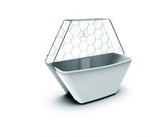 GF GARDEN Modo Blumentöpfe, Hellgrau