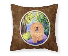 Carolines Treasures SS7003PW1414 Chow Chow Dekokissen aus Leinenstoff, groß, Mehrfarbig