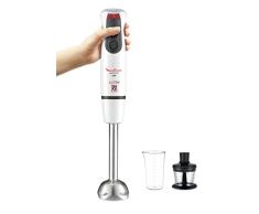 Moulinex DD831110 Optitouch Standmixer mit Metallfuß und Mini-Zerkleinerer