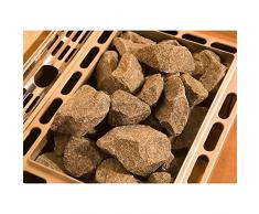 Diabas Saunasteine, echte, finnische Olivindiabas Natursteine ca. 12 kg