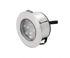 KONSTSMIDE Erweiterungsset für 7654-000: 3 Stk. Mini LED Bodenspots aus Edelstahl, Ø 7cm, 7677-000