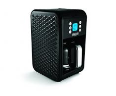 Morphy Richards 163002 Pour Over Kaffeemaschine, Schwarz Embossed