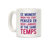 CE Moment Wenn weiß 11 Unze Keramik Kaffee Becher von lookhuman