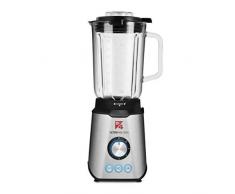 Di4 VetroMix 1200 1200-Standmixer,1200W, 1,5L Glaskrug mit Deckel, 3 Modus: EIS, Turbo und Smoothie, Edelstahl Klingen, 1500 milliliters, Silber
