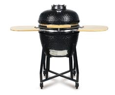 Stylen Cook Røg Kamado Holzkohlegrill, schwarz