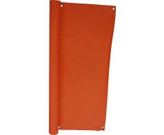 Angerer Balkonbespannung Dralon Uni, Orange, 90 cm hoch, Länge: 8 Meter