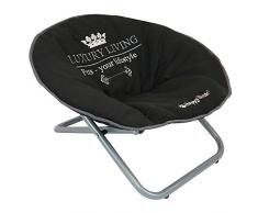 Happy House Luxury Living Stuhl, schwarz