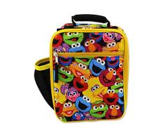 Sesamstraße Elmo Lunchbox für Jungen und Mädchen, weich isoliert One Size mehrfarbig