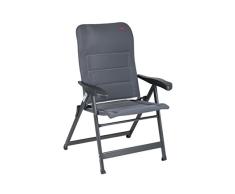 Crespo ap-235/86 air-Deluxe Camping Stuhl, grau, 70 x 67 x 103 cm