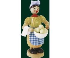 Räucherfrau Rauchfrau Erzgebirge Richard Glässer Seiffen mit Klößen, 02607