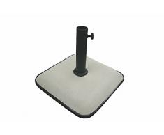 Galileo Casa Sonnenschirmständer, quadratisch, 25 kg, Weiß