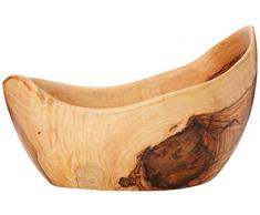 Bérard 81581 Obstschale rustikal – mittel Holzschale, Olivenholz, holz