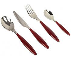 Guzzini Fratelli Feeling, Besteckset 24-teiliges, ABS|SAN|Stainless Steel AISI 304 (18/10)| Stainless Steel AISI 420 (Knife)