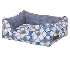Croci C2078856 Bett rechteckig Blue Petals 60 x 50 x 20 cm