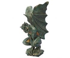 Design Toscano Talisman, Wasserspeiende Statue der Finsternis