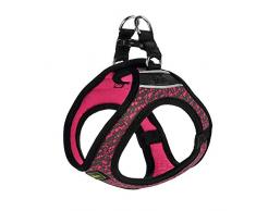 HUNTER Hilo Soft Comfort Geschirr für kleine Hunde, weiches Mesh-Material, luftdurchlässig, Zugentlastung, reflektierend, XS, pink, 60 g
