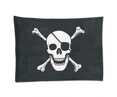 Beistle 50045 Flagge Pirat Party Dekoration, 73,7 cm X 3 10,2 cm schwarz/weiß