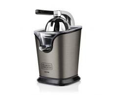 Black + Decker ES9240050B BXCJ100E Saft- & Zitruspressen, 100, Kunststoff, 250 milliliters, Nero, Acciaio
