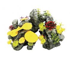 Nobby 28614 Aqua Ornaments KORALLENSTEIN mit Pflanzen 38, 0 x 18, 5 x 23, 0 cm