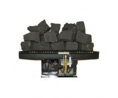 Coals 4 You V7 Feuerschale für Gasfeuer, 40,6 cm, viktorianischer Stil, Kohleeffekt, 40,6 cm