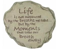 Spoontiques Weinglas, Edelstahl Raube Uns den Atem