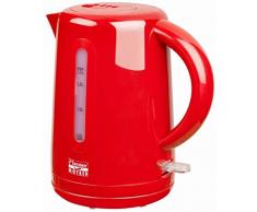 Bestron AWK300HR Wasserkocher, Kunststoff, rot