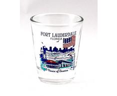 Fort Lauderdale Florida Great American Cities Collection Shot Glas